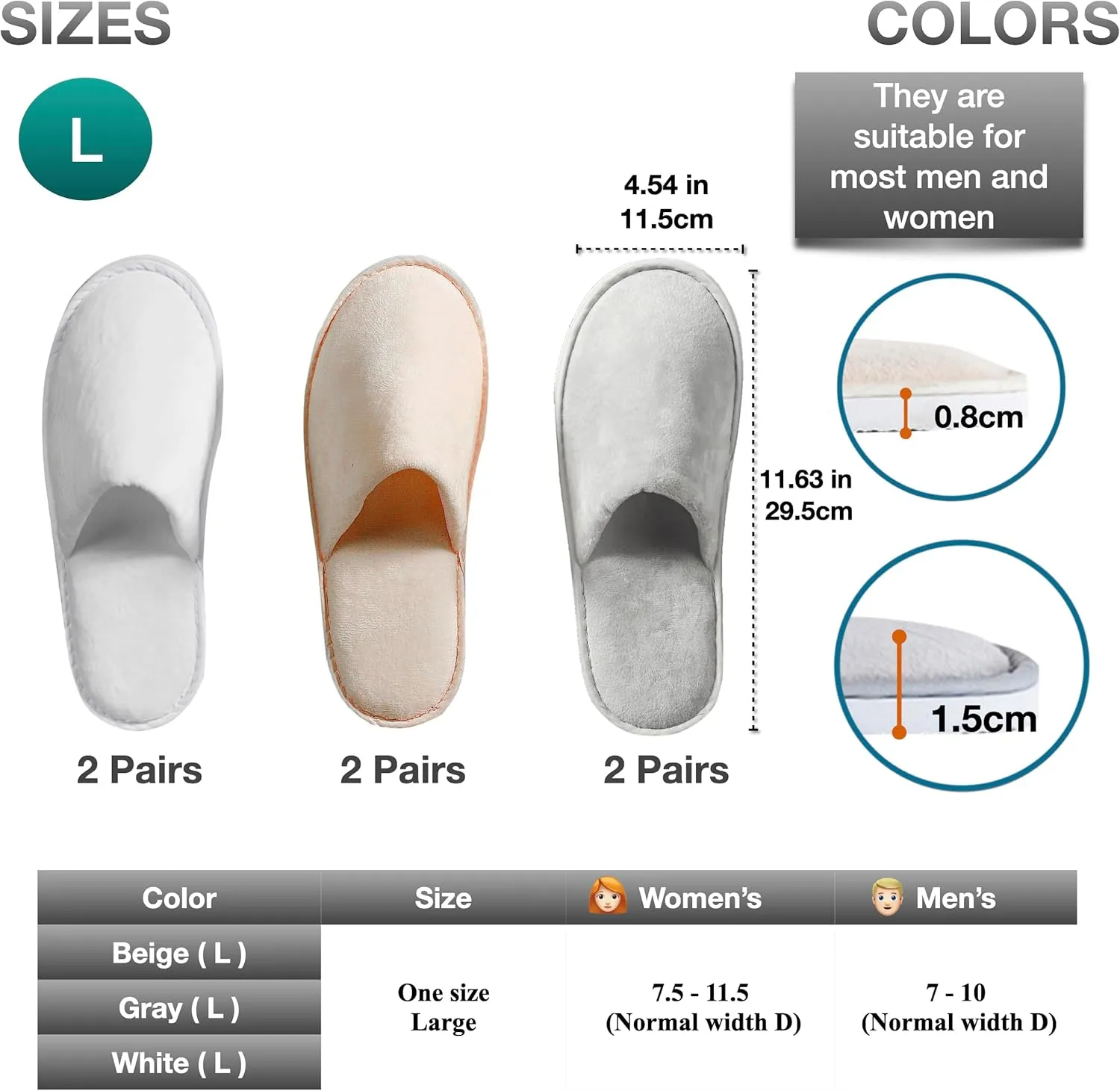 6-10 Pairs Spa Slippers, Non Slip Disposable Slippers For Guest, Washable Reusable, Which Can Be Used As Women Men, House, Indoor, Bathroom, Bedroom, Hotel, Bride Slippers