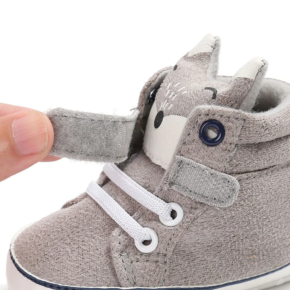 Baby Girl Boys Fox Hight Cut Shoes