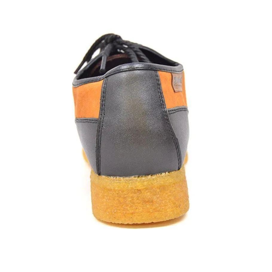 British Walkers Crown 2 Men's Leather and Snake Crepe Sole Shoes