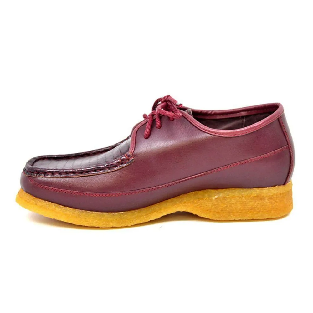 British Walkers Crown 2 Men's Leather and Snake Crepe Sole Shoes