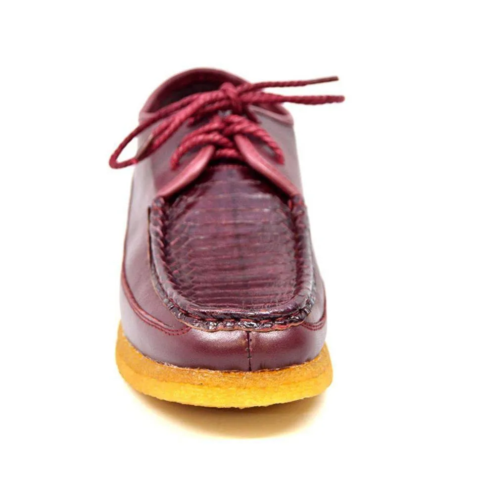 British Walkers Crown 2 Men's Leather and Snake Crepe Sole Shoes