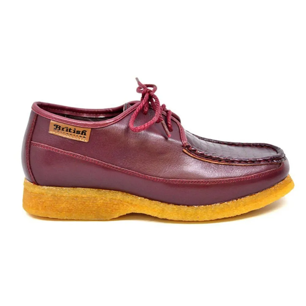 British Walkers Crown 2 Men's Leather and Snake Crepe Sole Shoes