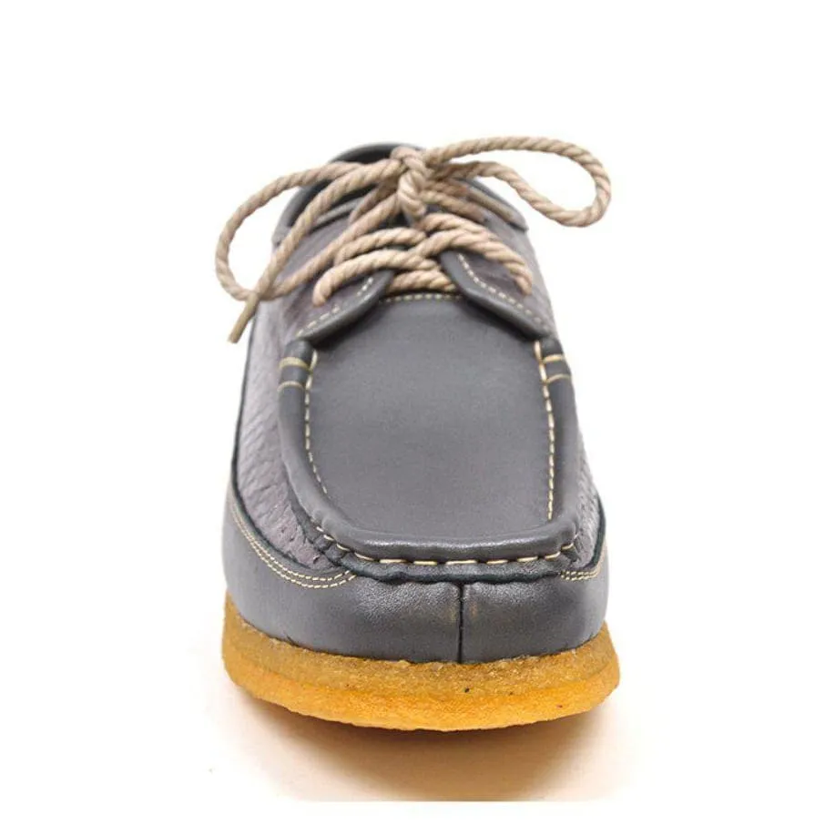 British Walkers Crown 2 Men's Leather and Snake Crepe Sole Shoes
