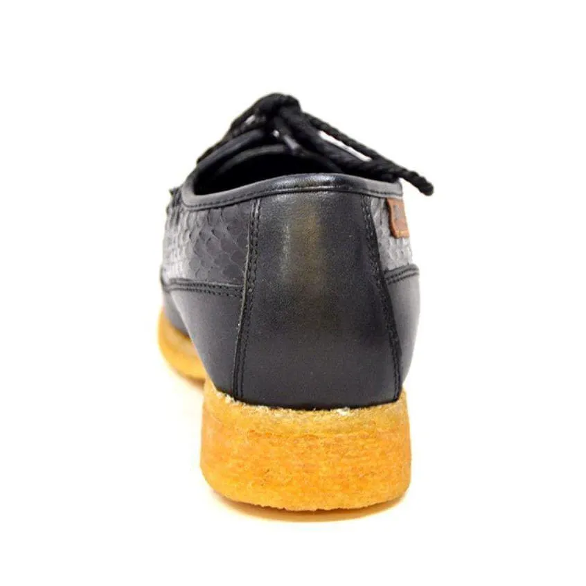 British Walkers Crown 2 Men's Leather and Snake Crepe Sole Shoes
