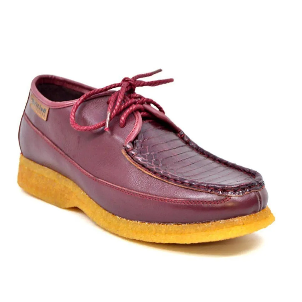 British Walkers Crown 2 Men's Leather and Snake Crepe Sole Shoes