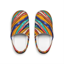Color Brushstroke - Inovax Women's Indoor Slippers