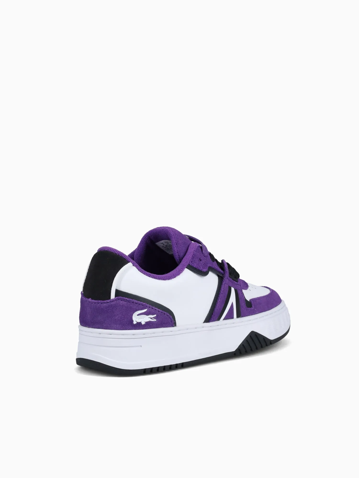 L 001 223 Wht Dkpurp leather