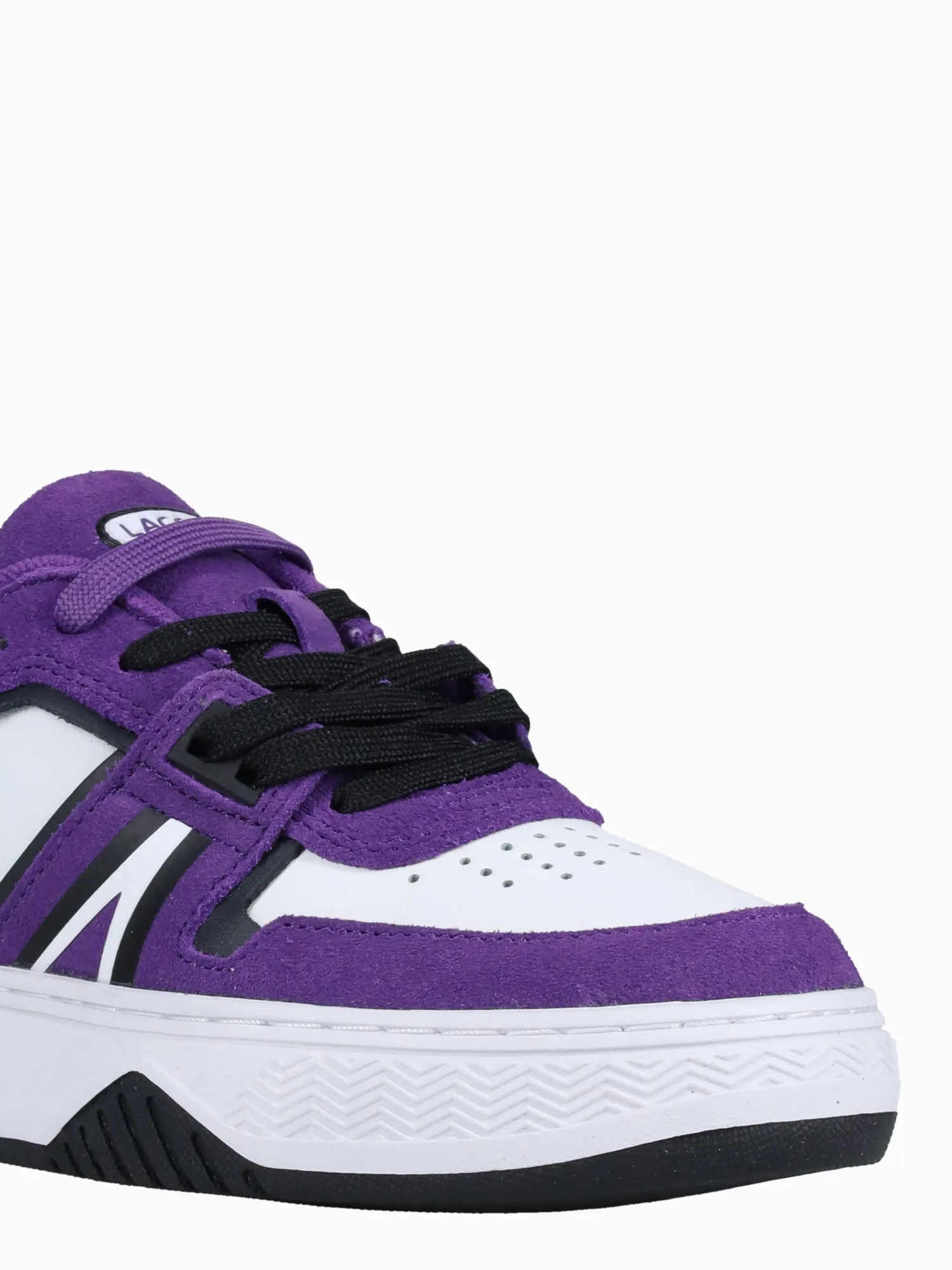 L 001 223 Wht Dkpurp leather