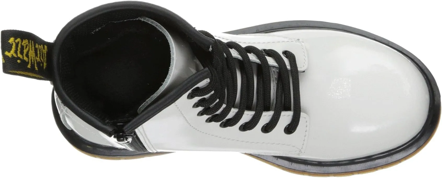 Lace-up boots 1460 Junior Delaney Lace Up Fashion Boot Dr. Martens White Patent Lamp