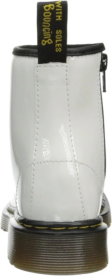 Lace-up boots 1460 Junior Delaney Lace Up Fashion Boot Dr. Martens White Patent Lamp