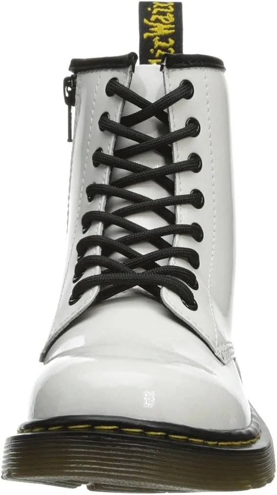 Lace-up boots 1460 Junior Delaney Lace Up Fashion Boot Dr. Martens White Patent Lamp