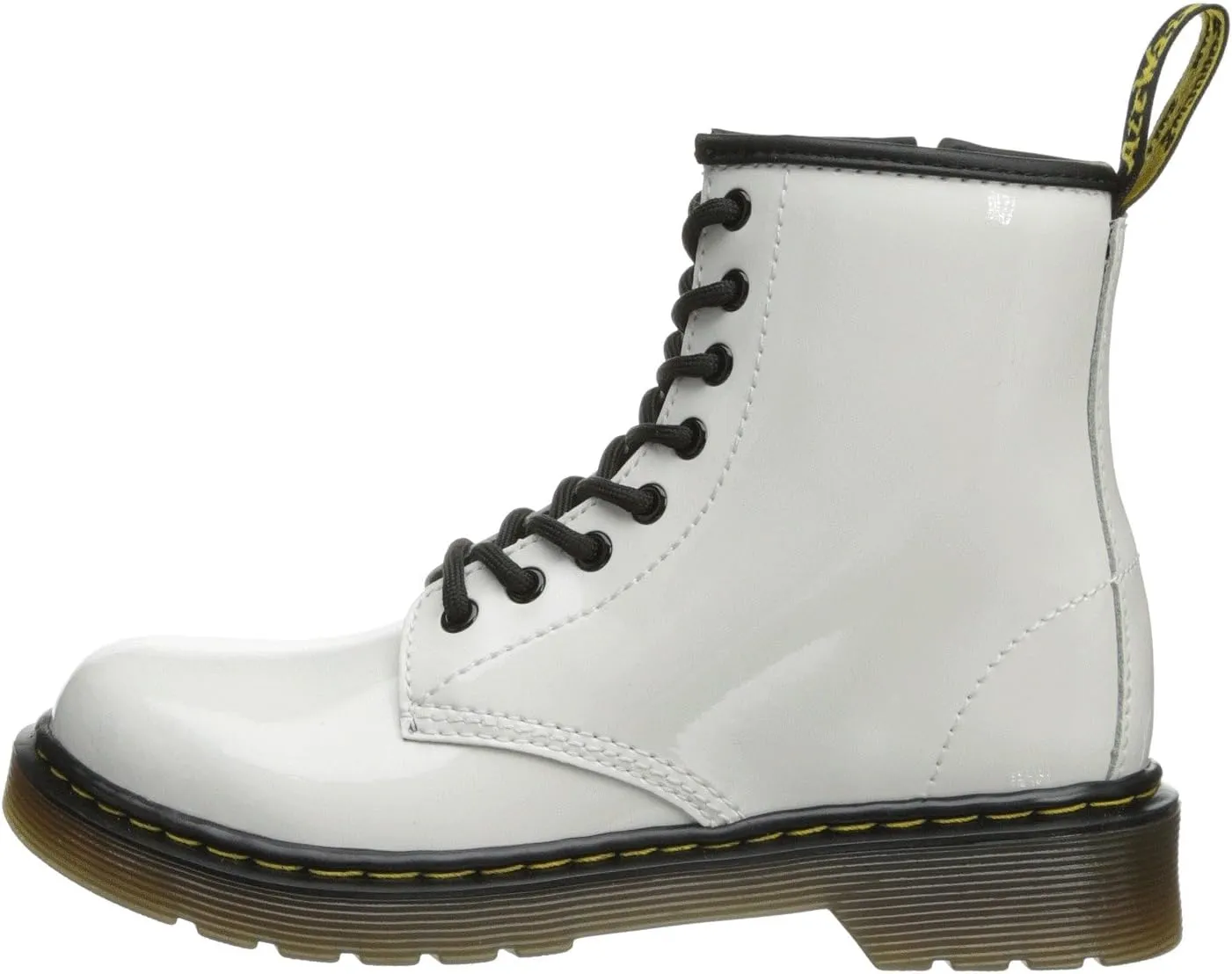 Lace-up boots 1460 Junior Delaney Lace Up Fashion Boot Dr. Martens White Patent Lamp