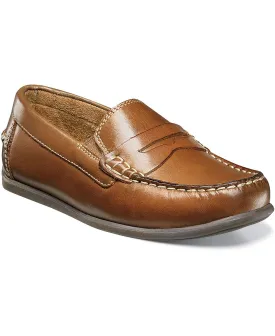 Little boy Jasper Driver Jr. Florsheim shoes
