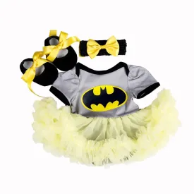 Newborn Infant Halloween Costumes Superwoman Batwoman Baby Girl Party Tutus Dress