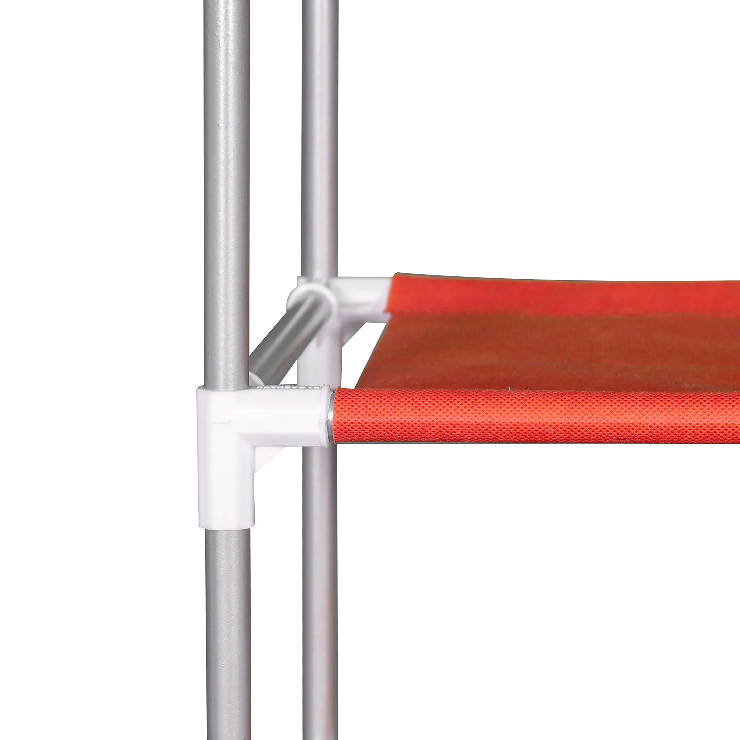 PARASNATH Mild Steel Red Colour 3-4 Layer Utility Shoe Rack Shoe Rack/Shelve Shoe Stand - Made in India (New Launch) (Plastic, Metal, Steel)
