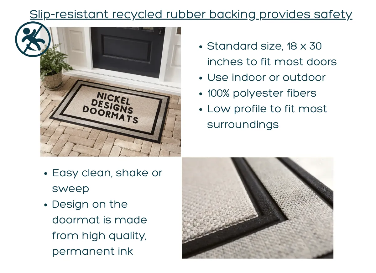 Please Lose the Shoes Low Profile Doormat