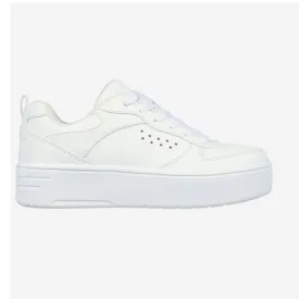 Skechers scarpa sneakers da ragazza Court High Color Zone 310197L/WHT bianco