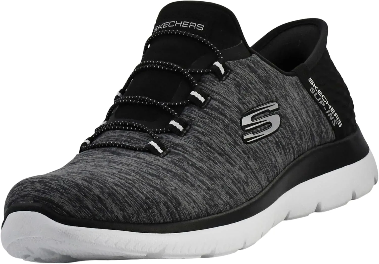 Skechers Women's Summits Hands-Free Slip-Ins ?C Memory Foam Insole, Heel Pillow, Vegan Materials Sneakers