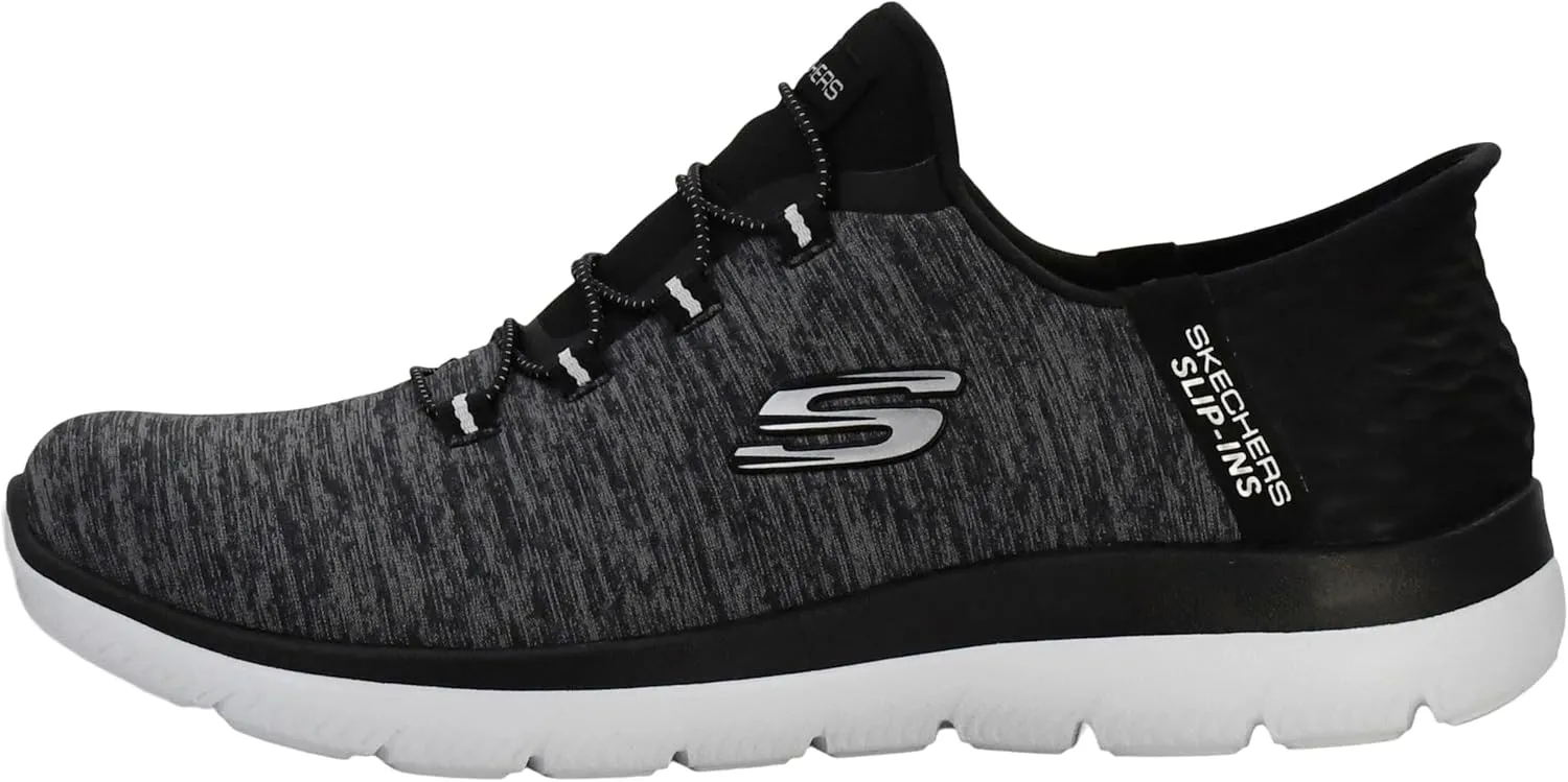 Skechers Women's Summits Hands-Free Slip-Ins ?C Memory Foam Insole, Heel Pillow, Vegan Materials Sneakers