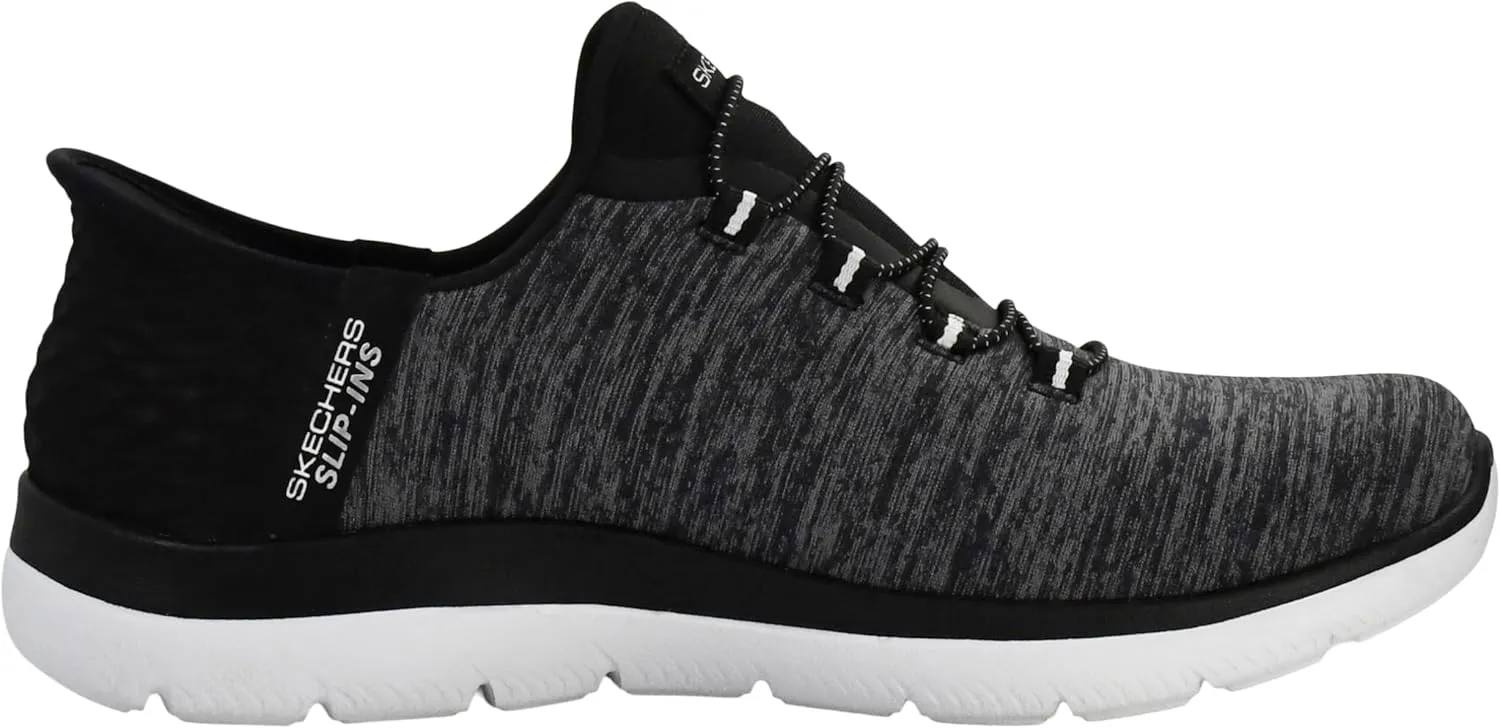 Skechers Women's Summits Hands-Free Slip-Ins ?C Memory Foam Insole, Heel Pillow, Vegan Materials Sneakers