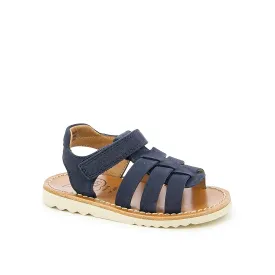 Waff New Boy Nubuck Nappa Marine Sandals