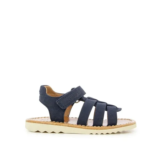Waff New Boy Nubuck Nappa Marine Sandals